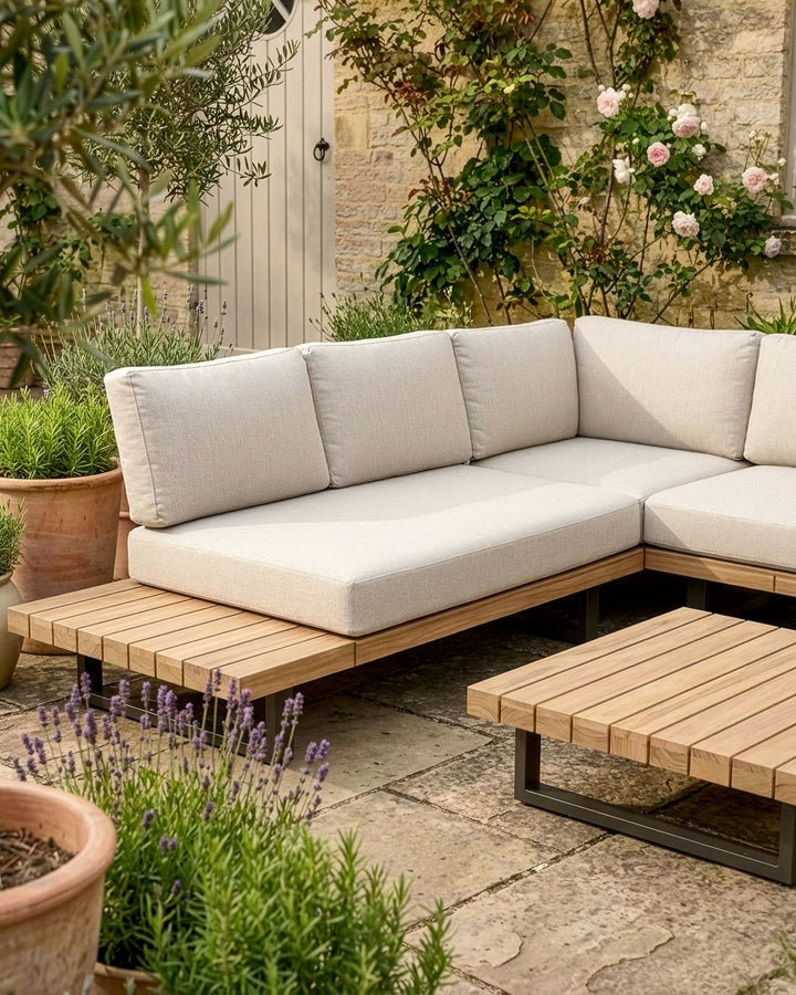 Glenwood Corner Sofa Set - Beige