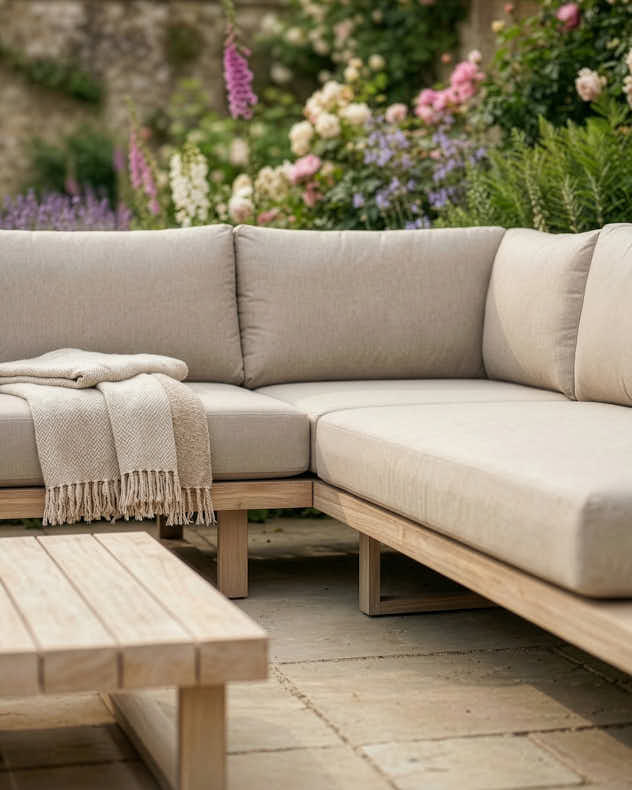 Glenwood Corner Sofa Set - Beige