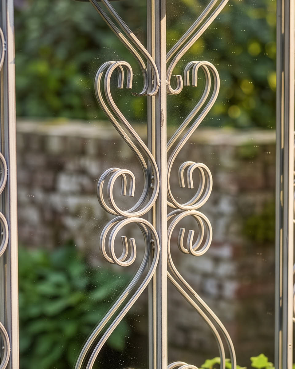 Mirrored Arch Plant Pot Holder