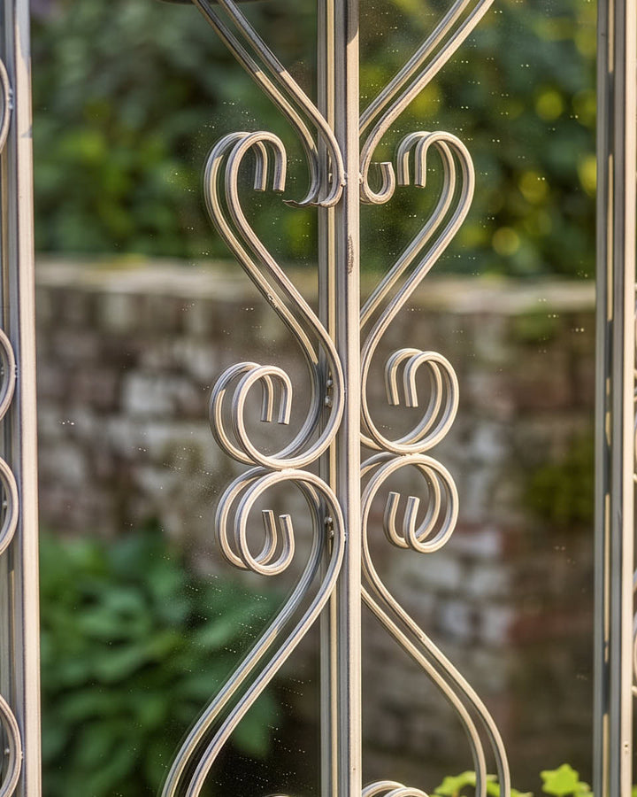 Mirrored Arch Plant Pot Holder
