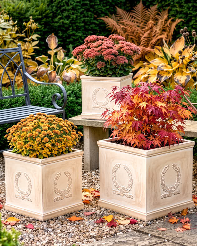 Castello Beige Planter Collection