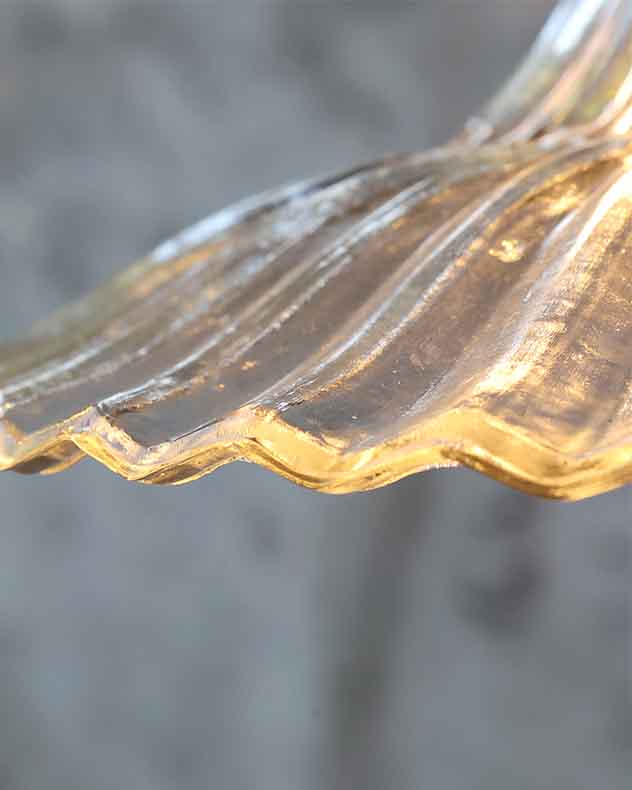 Crystal Fleur Glass Ceiling Shade