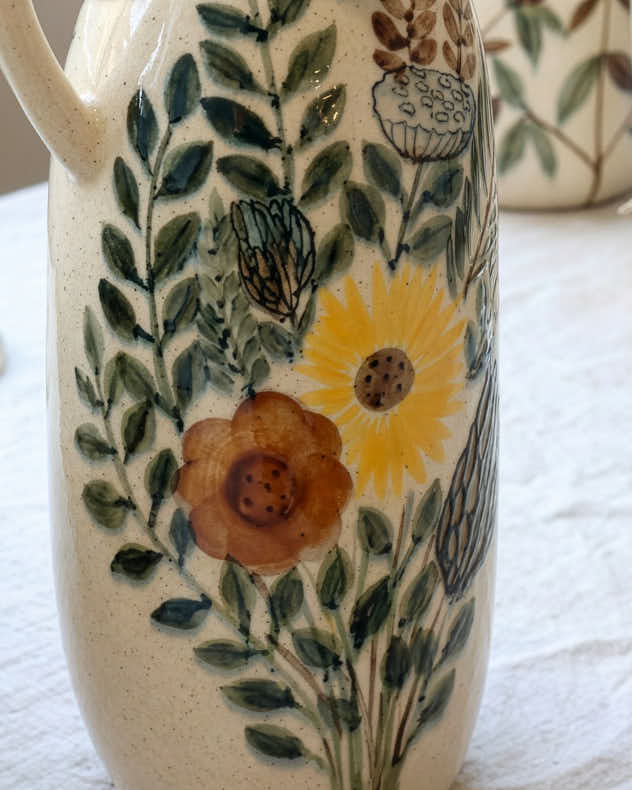 Vases - Antique Floral Meadow Jug