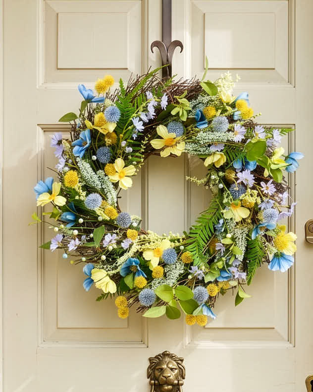 Country Meadow Floral Wreath