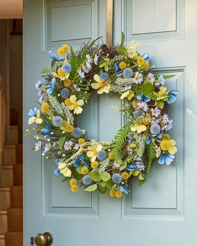Country Meadow Floral Wreath