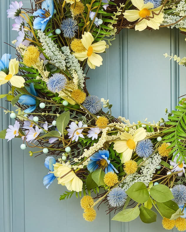 Country Meadow Floral Wreath
