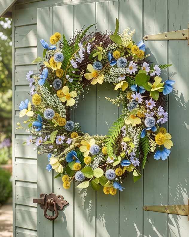 Country Meadow Floral Wreath