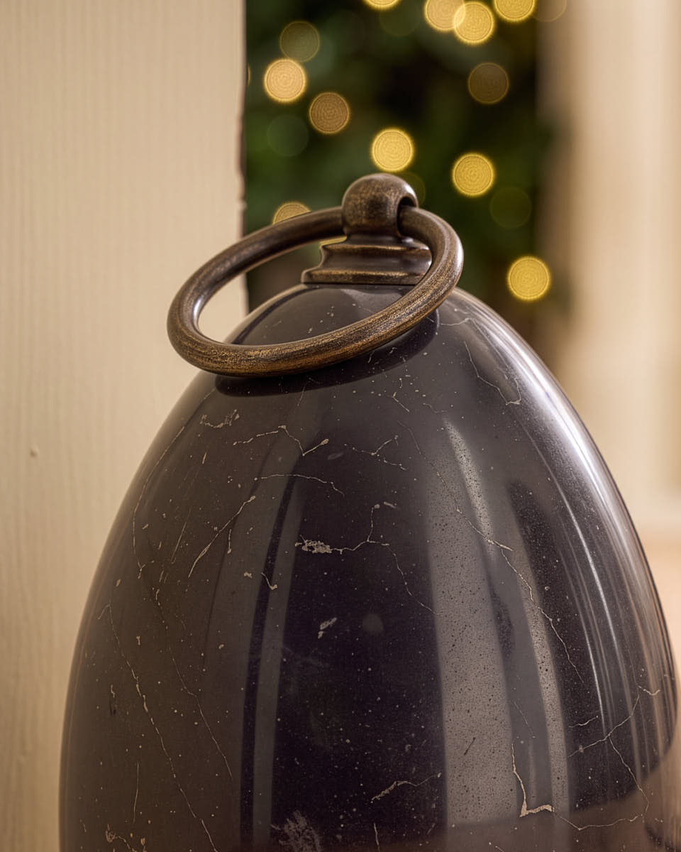 Black Marble Door Stop