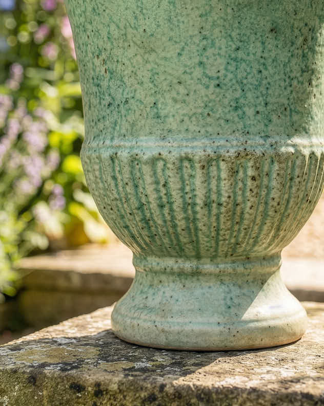 Pots & Planters - Vintage Seafoam Urn Planter
