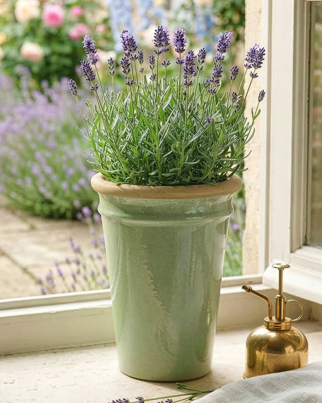 Plant Pot - Glazed Seafoam Plant Pots