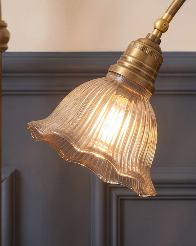 Flora Brass Desk Lamp