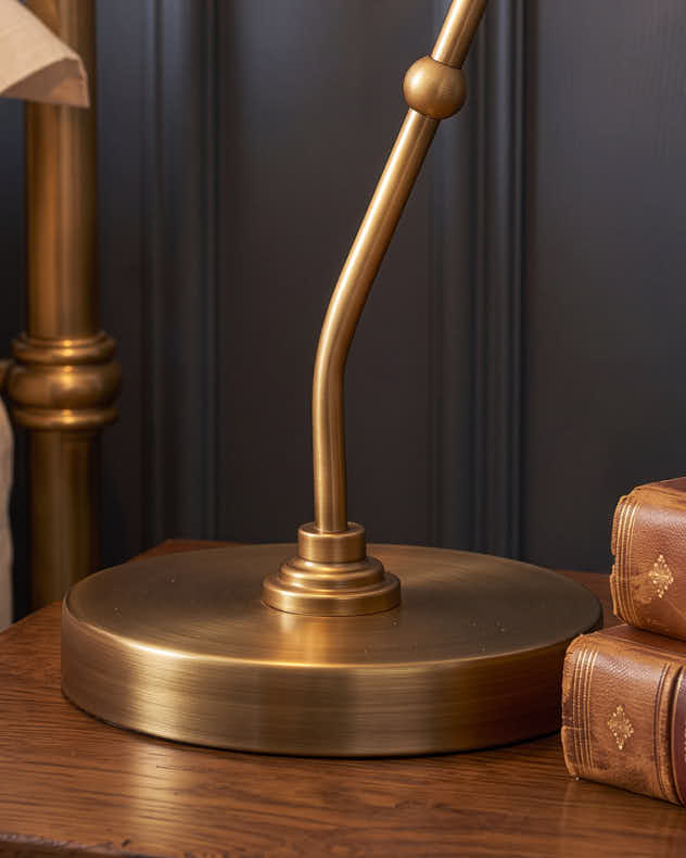Flora Brass Desk Lamp
