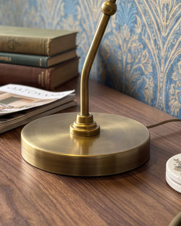 Flora Brass Desk Lamp