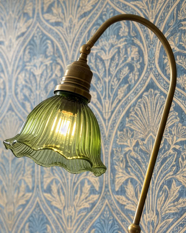 Flora Brass Desk Lamp