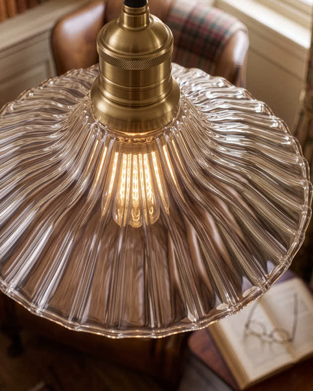 Crystal Fleur Glass Ceiling Light