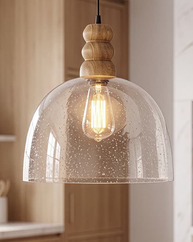 Bubble Glass Dome Ceiling Light