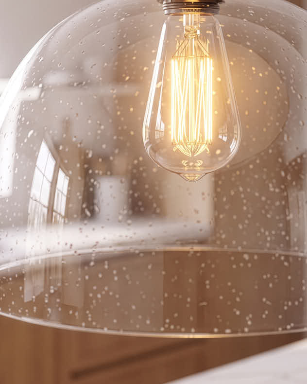 Bubble Glass Dome Ceiling Light