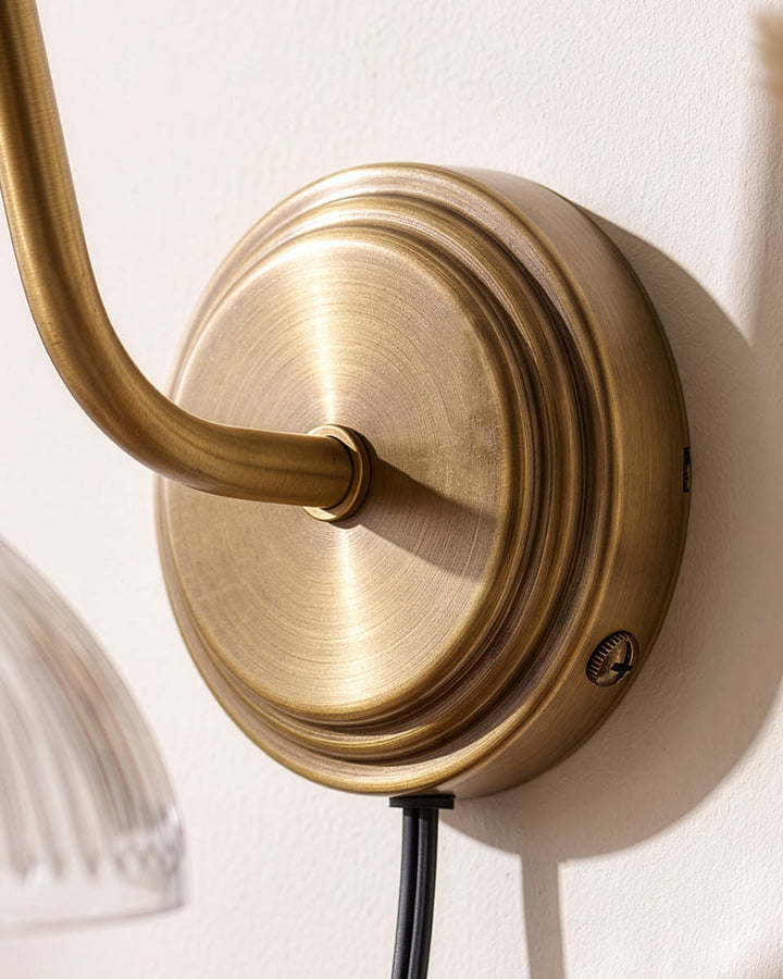 Glass Curve Wall Light