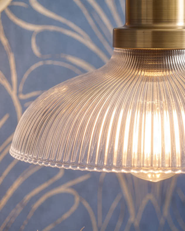 Glass Curve Wall Light