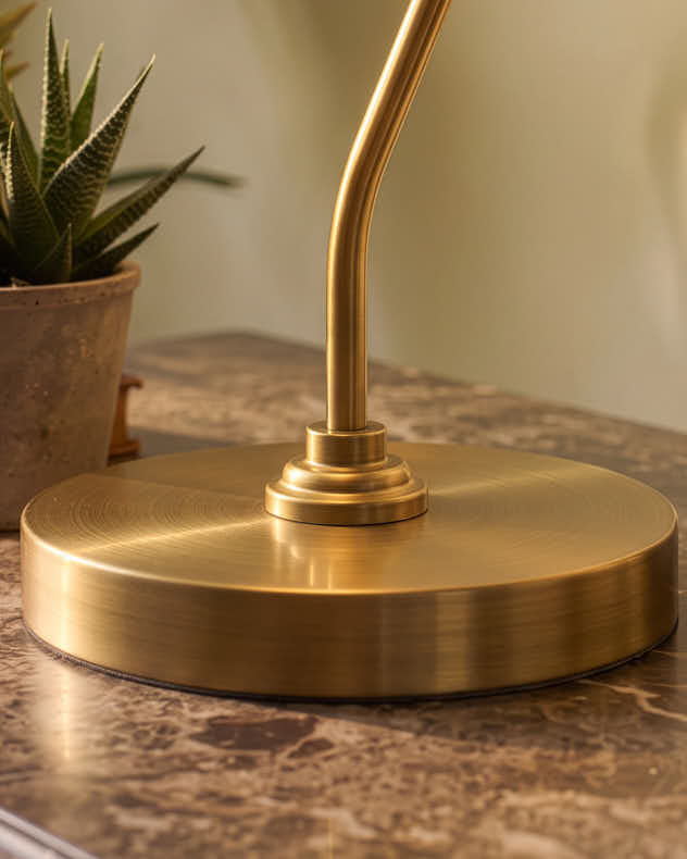 Ivory Fleur Desk Lamp