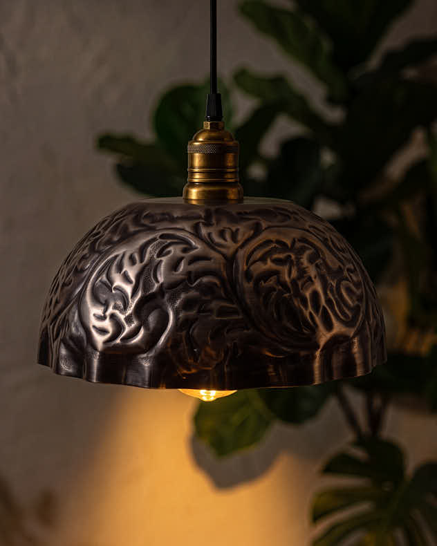 Baroque Metal Pendant Light