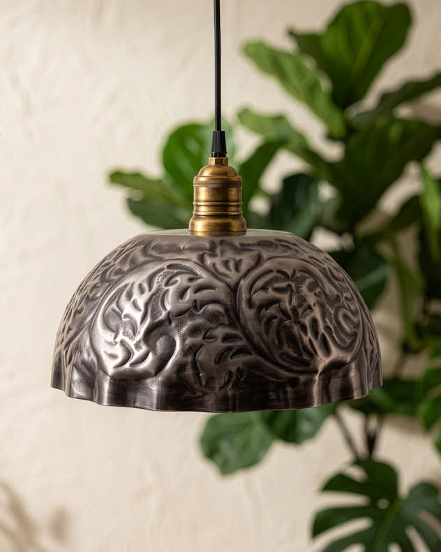 Baroque Metal Pendant Light
