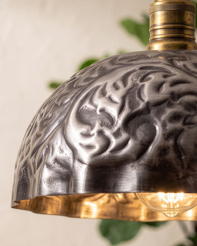 Baroque Metal Pendant Light