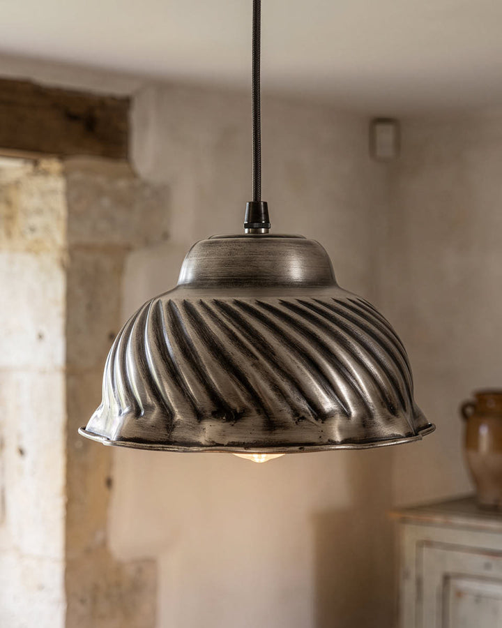 Floral Metal Pendant Light