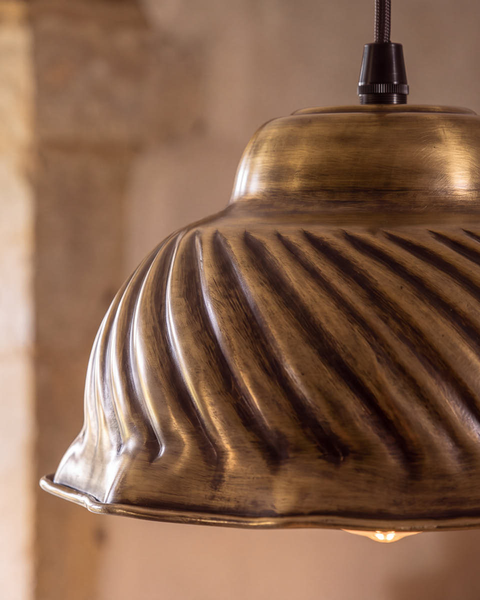 Floral Metal Pendant Light
