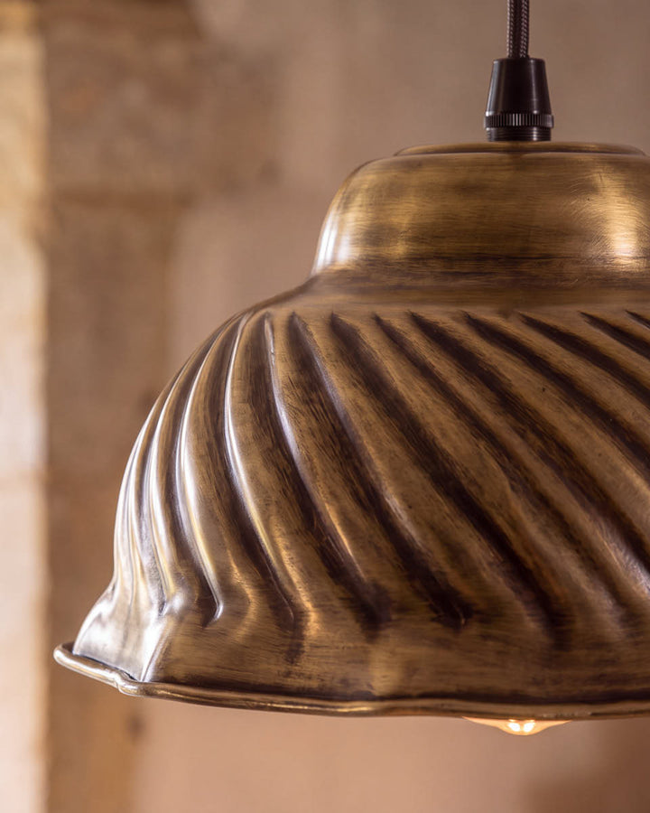 Floral Metal Pendant Light