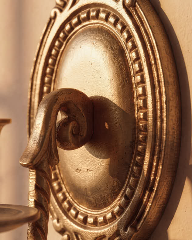 Regal Wall Candlestick Holder