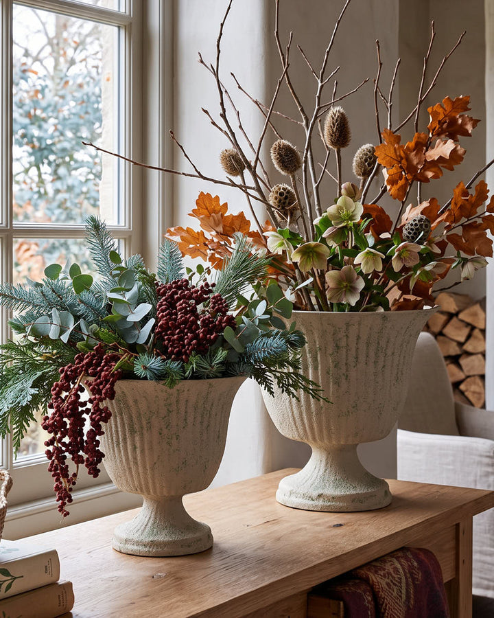 Stone Effect Fluted Planter