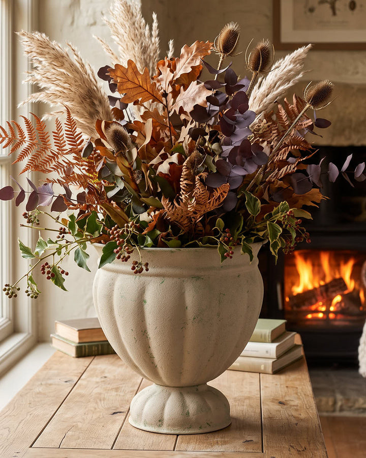 Round Stone Finish Urn Planter