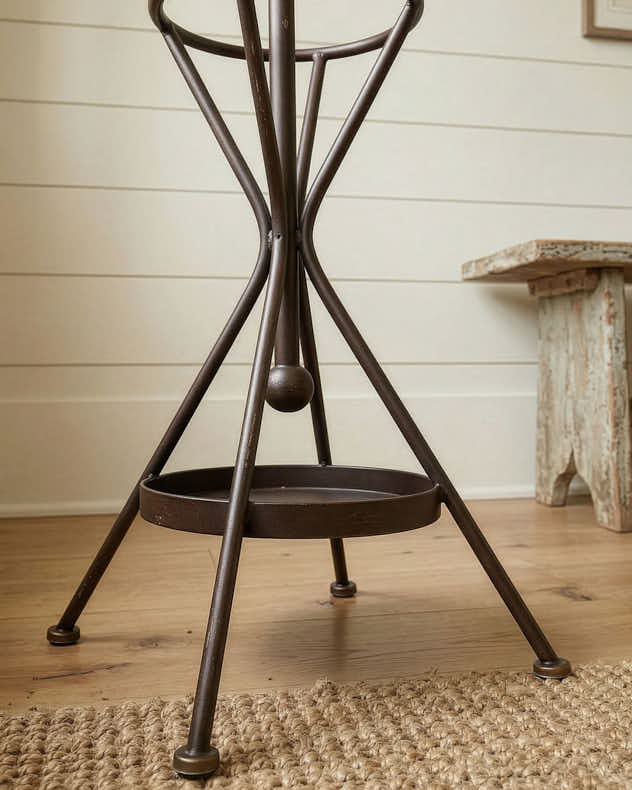 Scroll Iron Coat Stand