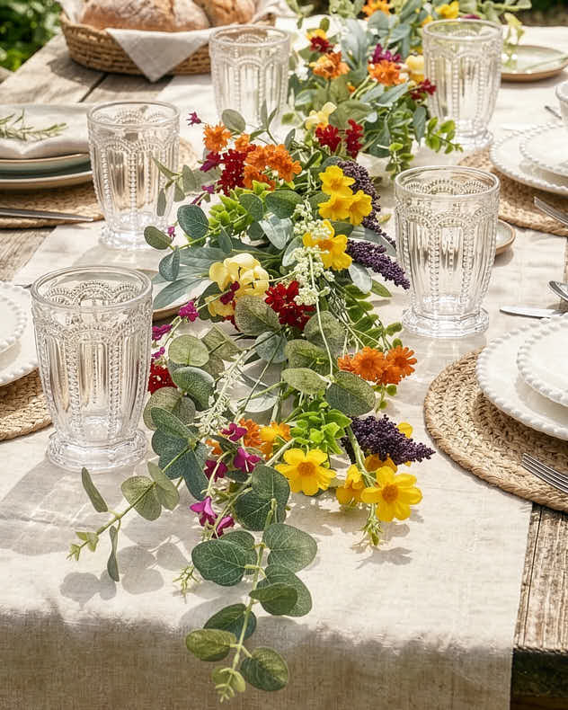 Wildflower & Eucalyptus Spring Garland