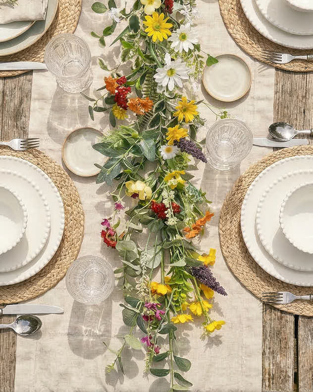 Wildflower & Eucalyptus Spring Garland