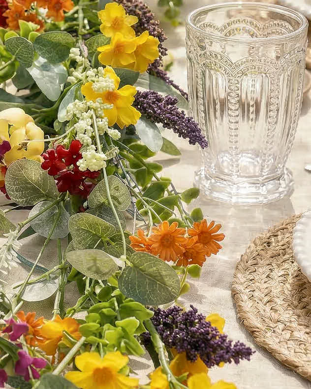 Wildflower & Eucalyptus Spring Garland