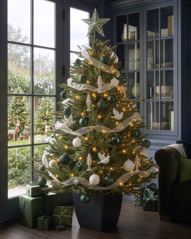 Evergreen Pre-Lit Fir Christmas Tree 6ft