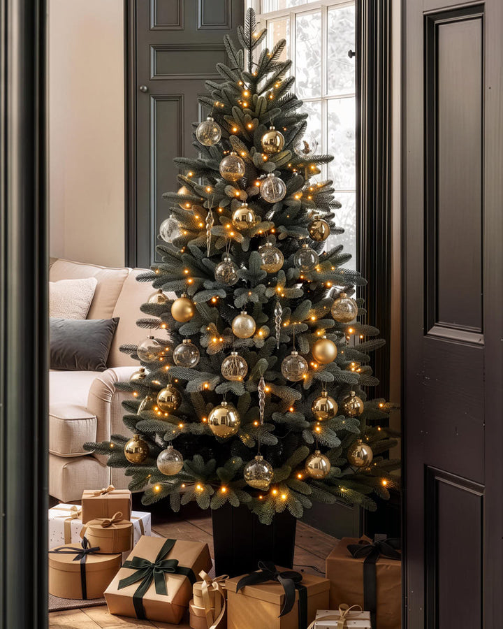 Evergreen Pre-Lit Fir Christmas Tree 6ft