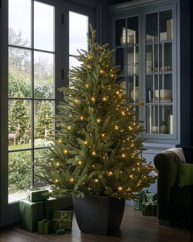 Evergreen Pre-Lit Fir Christmas Tree 6ft