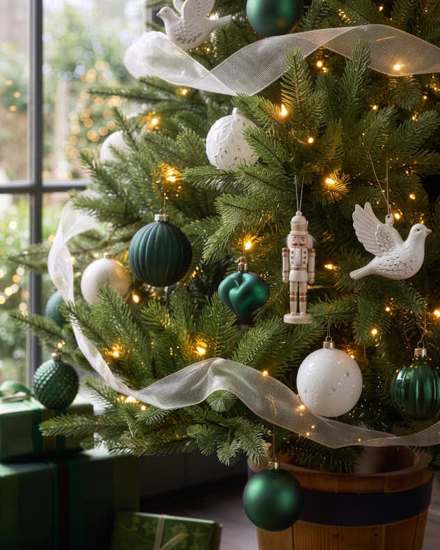 Evergreen Pre-Lit Fir Christmas Tree 6ft