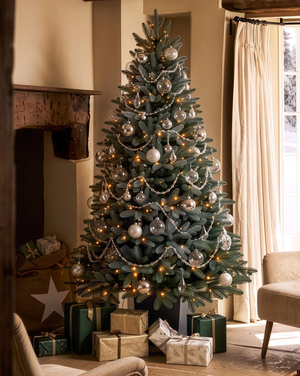 Evergreen Pre-Lit Fir Christmas Tree 7ft
