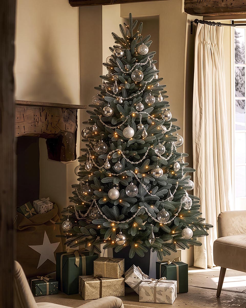 Evergreen Pre-Lit Fir Christmas Tree 7ft