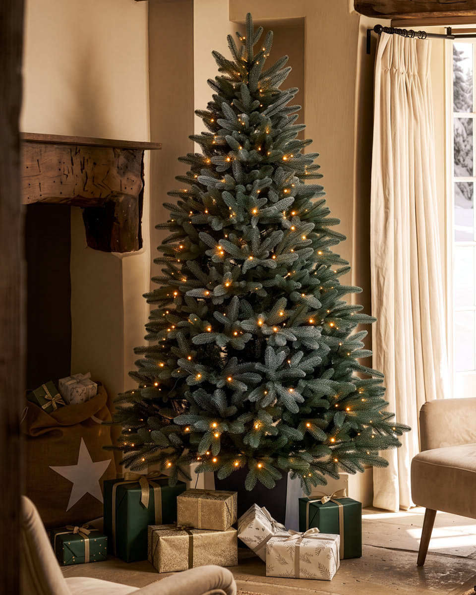 Evergreen Pre-Lit Fir Christmas Tree 7ft