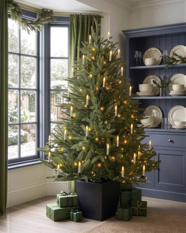 Evergreen Pre-Lit Fir Christmas Tree 7ft