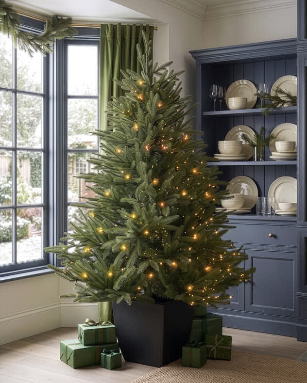 Evergreen Pre-Lit Fir Christmas Tree 7ft
