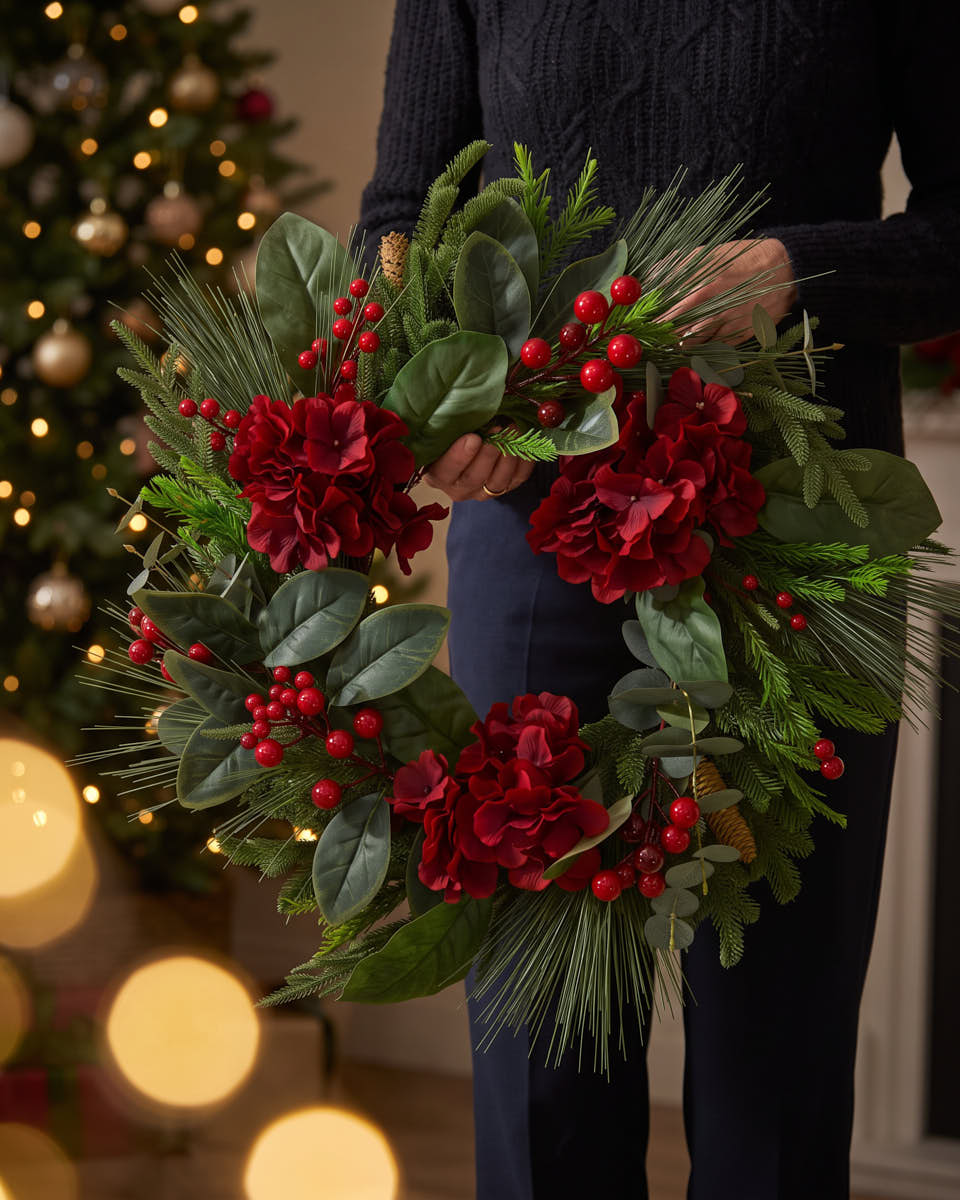 Belgravia Wreath 24"