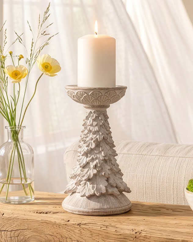 Candle Holders - Gascogne Fir Tree Candle Holder