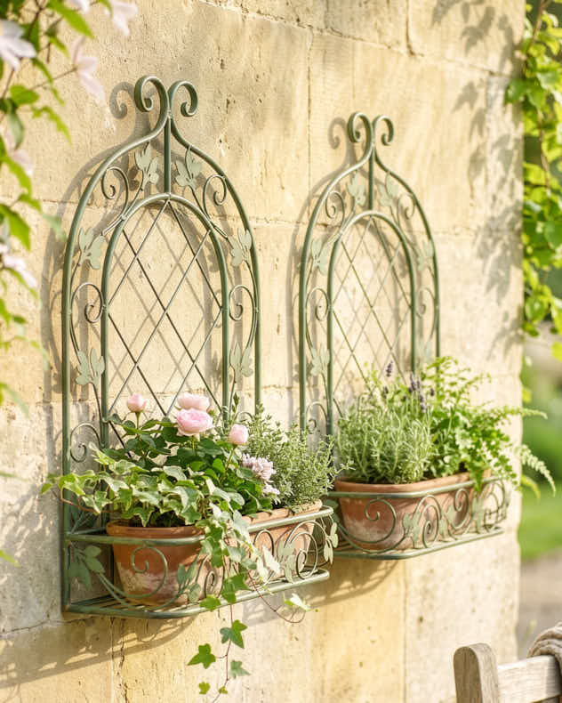 Pots & Planters - Spello Wall Planters S/2