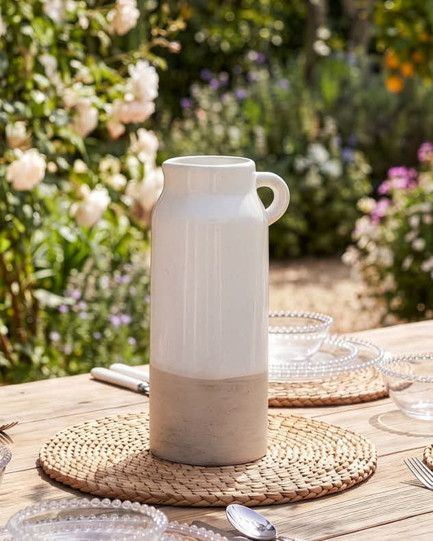 Gordes Two Tone Pitcher Vase